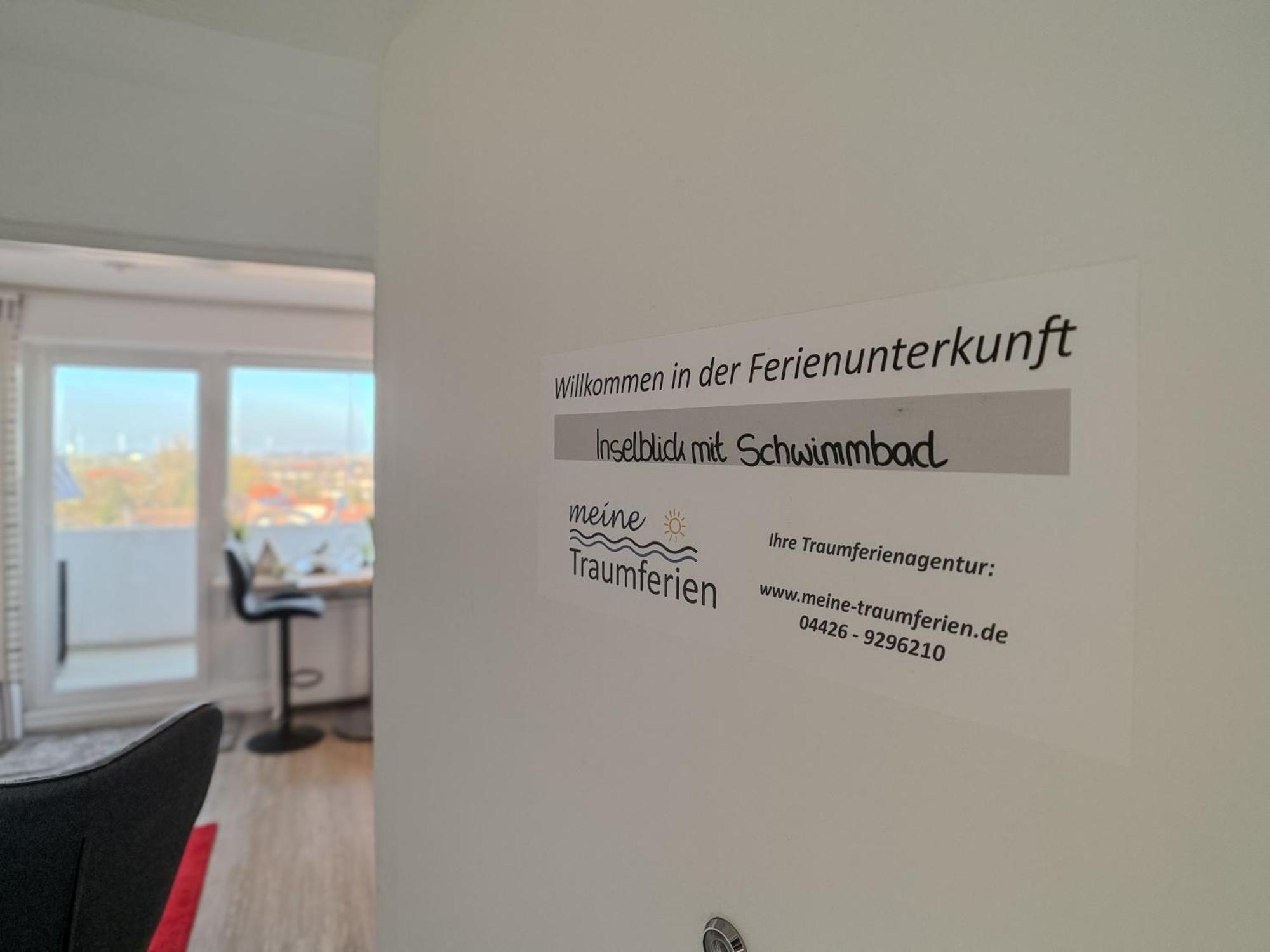 Fewo Inselblick Mit Schwimmbad - Horumersiel Luaran gambar